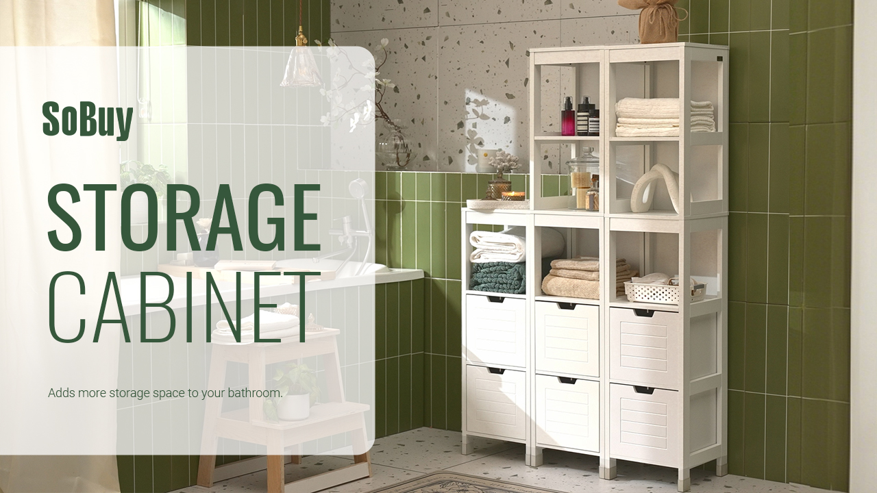 Amazon｜SoBuy 隙間収納 洗面所 ランドリーラック ランドリー 脱衣所